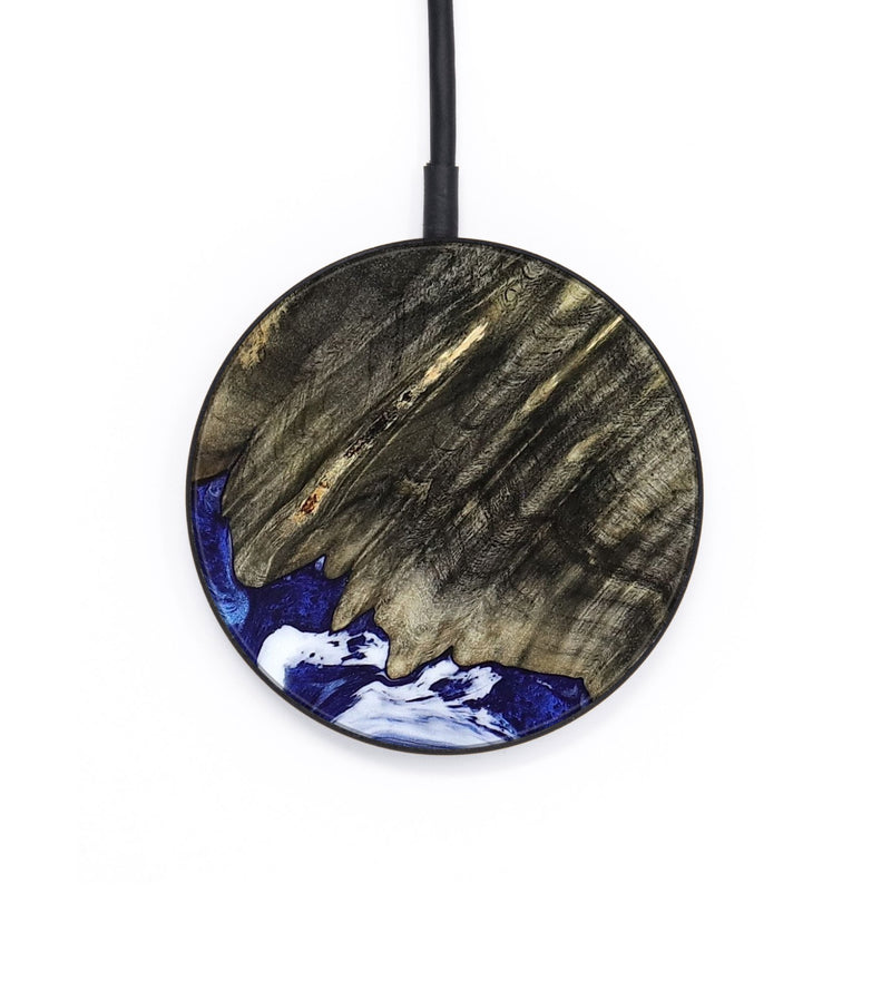 Circle Wood Wireless Charger - Leia (Blue, 803619)