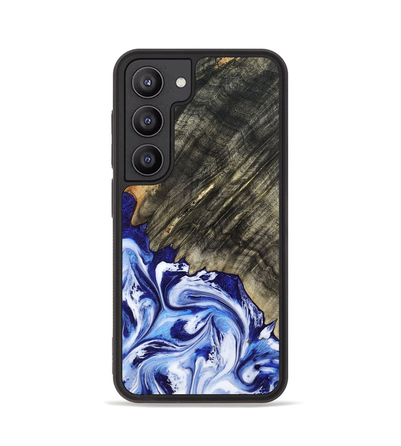 Galaxy S23 Wood Phone Case - Leia (Blue, 803619)