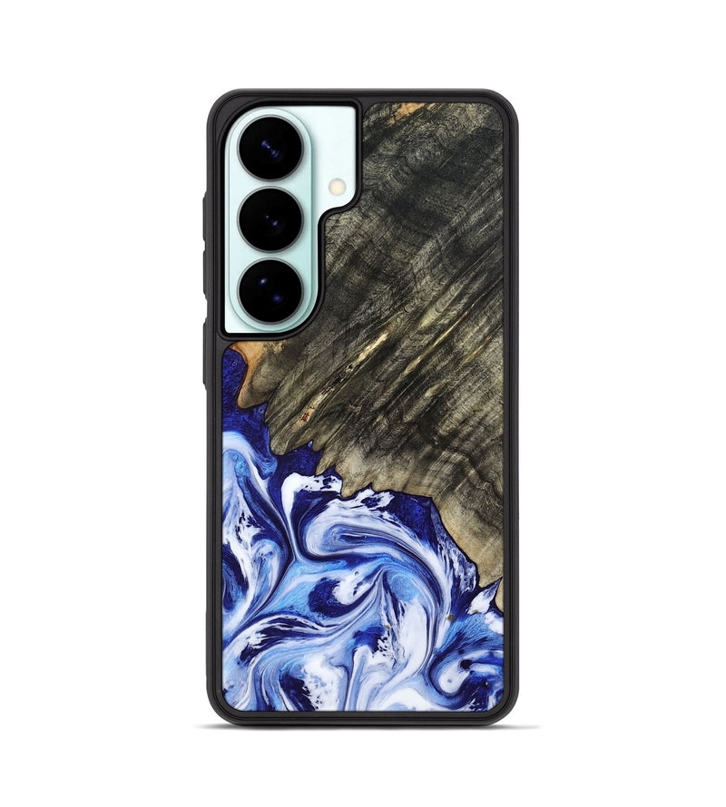 Galaxy S26 Wood Phone Case - Leia (Blue, 803619)