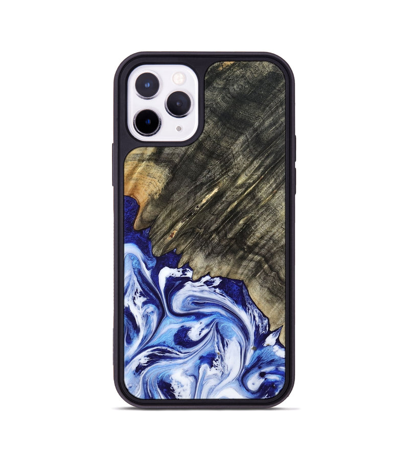 iPhone 11 Pro Wood Phone Case - Leia (Blue, 803619)