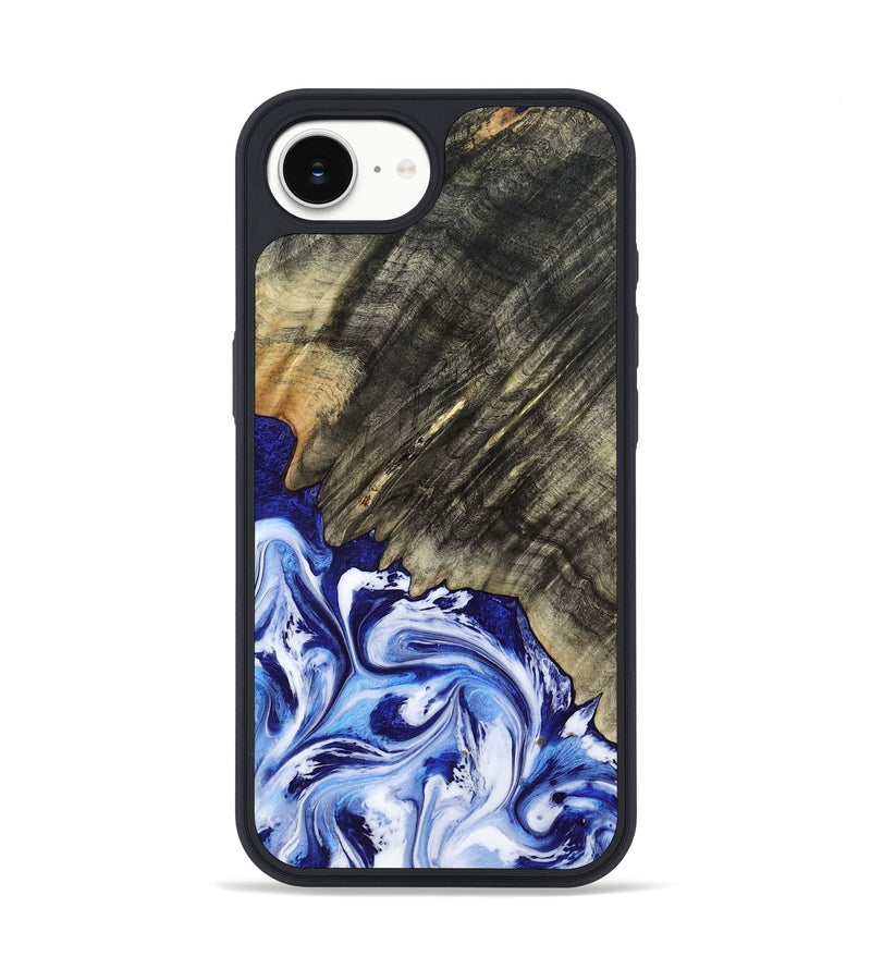 iPhone 16e Wood Phone Case - Leia (Blue, 803619)