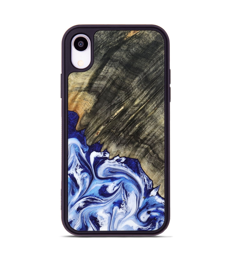 iPhone Xr Wood Phone Case - Leia (Blue, 803619)