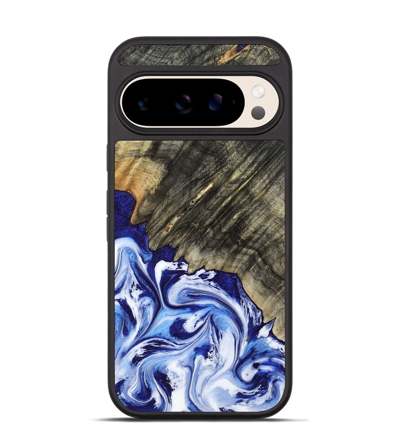 Pixel 10 Wood Phone Case - Leia (Blue, 803619)