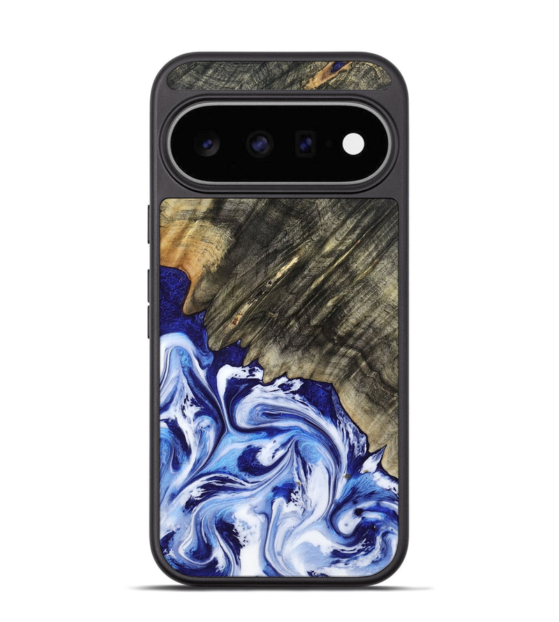 Pixel 11 Wood Phone Case - Leia (Blue, 803619)