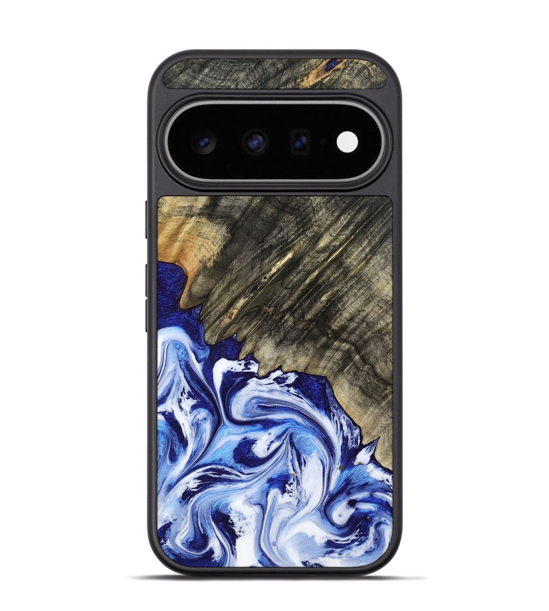 Pixel 11 Pro Wood Phone Case - Leia (Blue, 803619)
