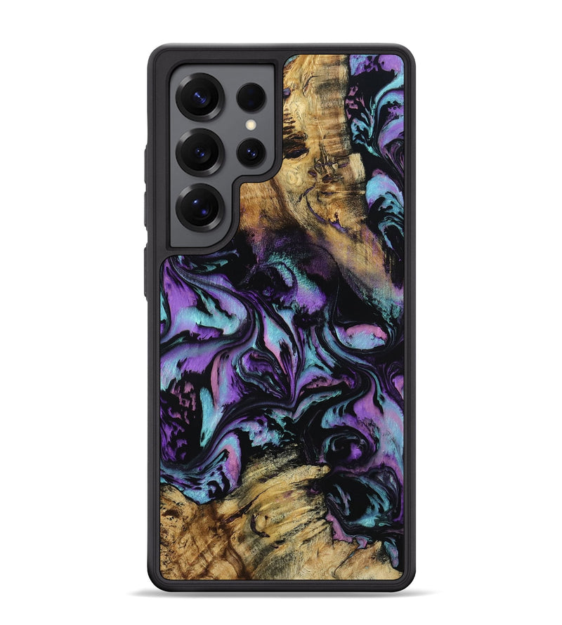 Galaxy S25 Ultra Wood Phone Case - Valery (Purple, 803629)