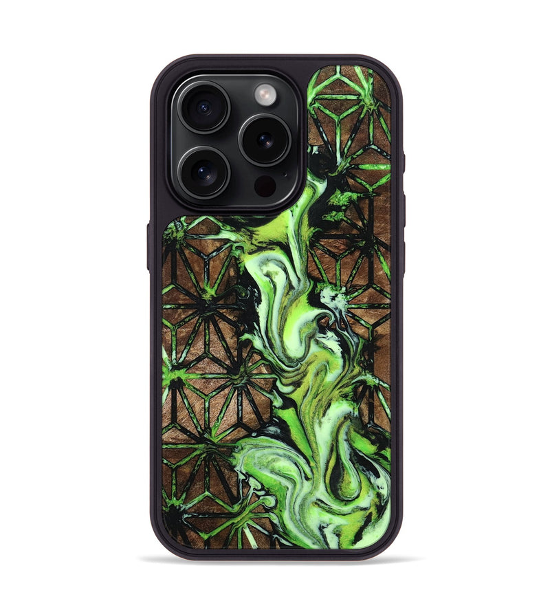 iPhone 15 Pro Wood Phone Case - Elwin (Pattern, 803640)
