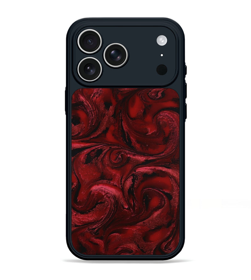 iPhone 17 Pro Max ResinArt Phone Case - Milan (Red, 803652)