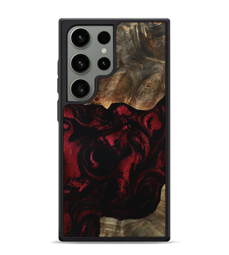 Galaxy S24 Ultra Wood Phone Case - Garland (Red, 803653)