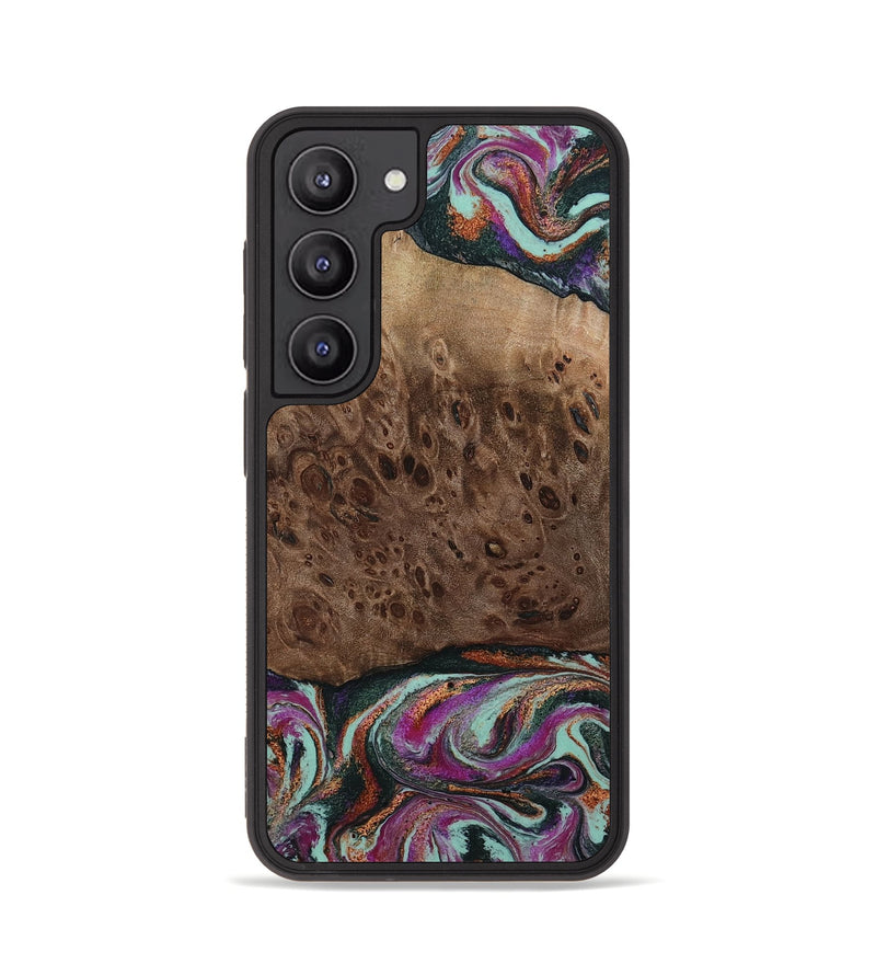 Galaxy S23 Wood Phone Case - Oda (Green, 803674)