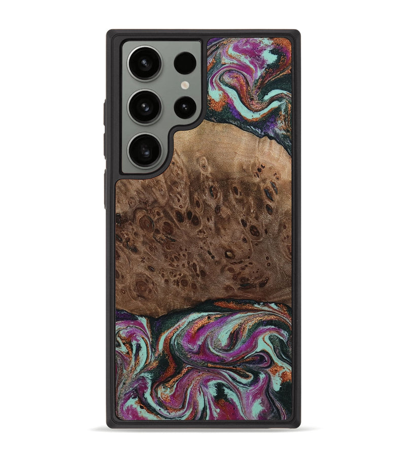 Galaxy S23 Ultra Wood Phone Case - Oda (Green, 803674)