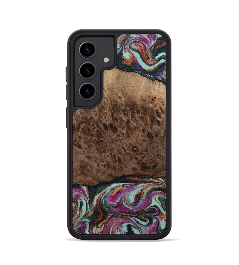 Galaxy S24 Wood Phone Case - Oda (Green, 803674)