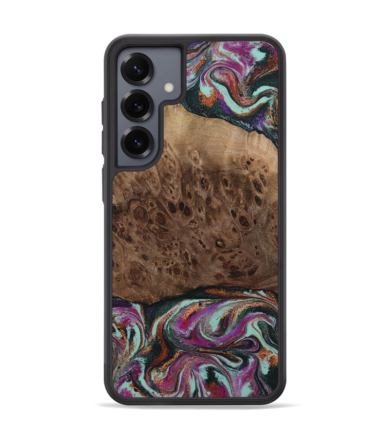 Galaxy S25 Plus Wood Phone Case - Oda (Green, 803674)