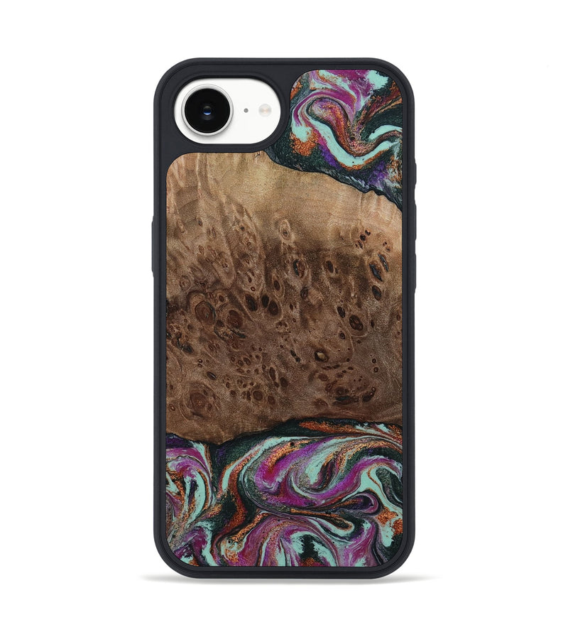 iPhone 16e Wood Phone Case - Oda (Green, 803674)