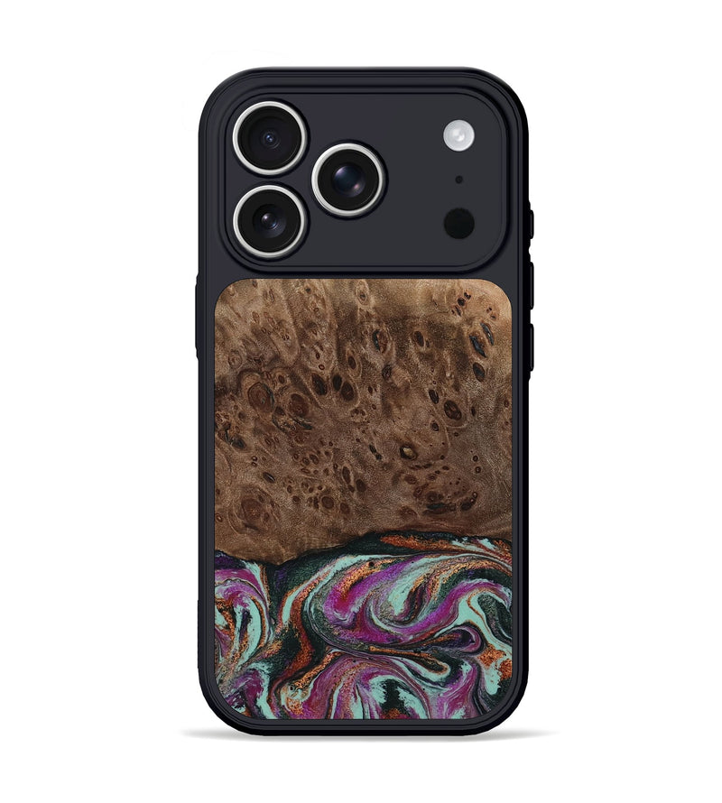 iPhone 17 Pro Wood Phone Case - Oda (Green, 803674)