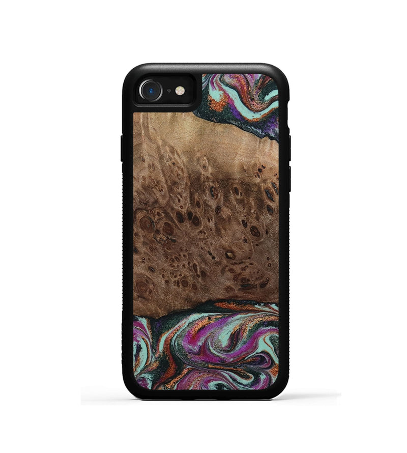iPhone SE Wood Phone Case - Oda (Green, 803674)