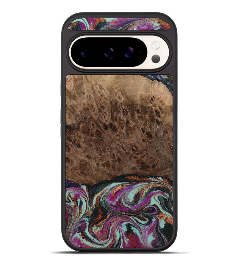 Pixel 10 Pro XL Wood Phone Case - Oda (Green, 803674)