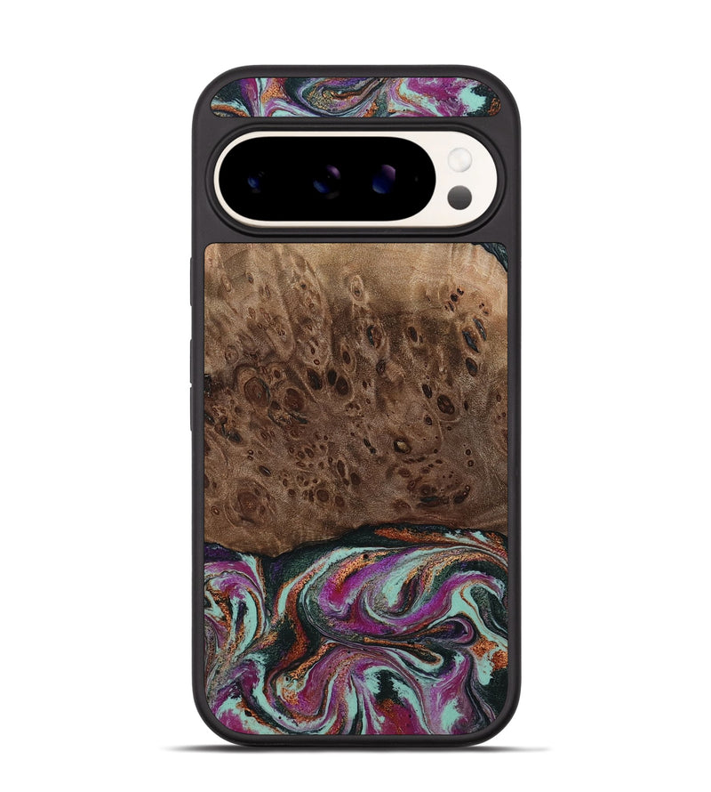 Pixel 9 Pro Wood Phone Case - Oda (Green, 803674)