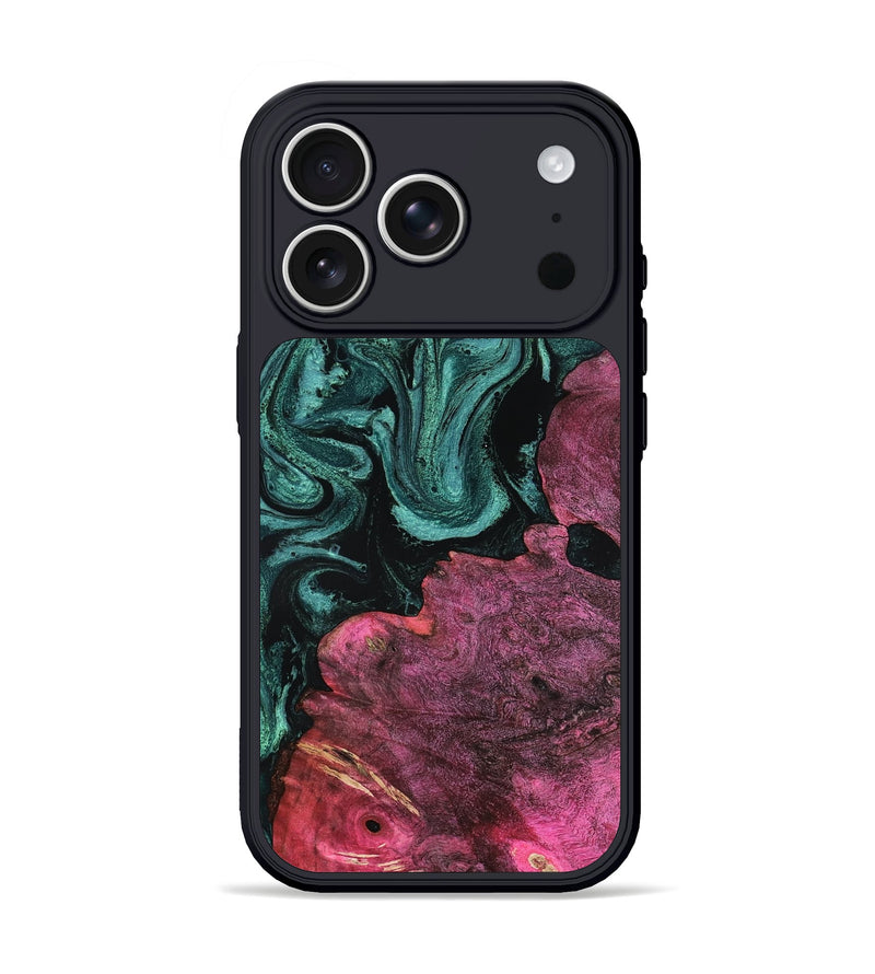 iPhone 17 Pro Wood Phone Case - Newt (Green, 803676)