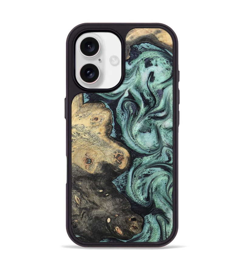 iPhone 17 Wood Phone Case - Tru (Green, 803686)