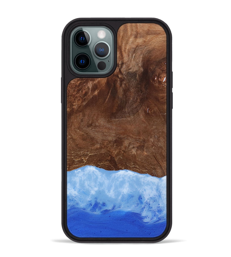 iPhone 12 Pro Max Wood Phone Case - Makenna (Coastal, 803728)