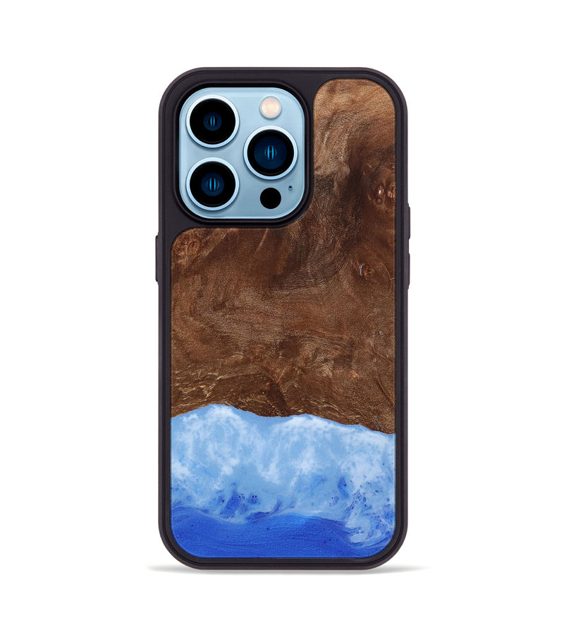 iPhone 14 Pro Wood Phone Case - Makenna (Coastal, 803728)