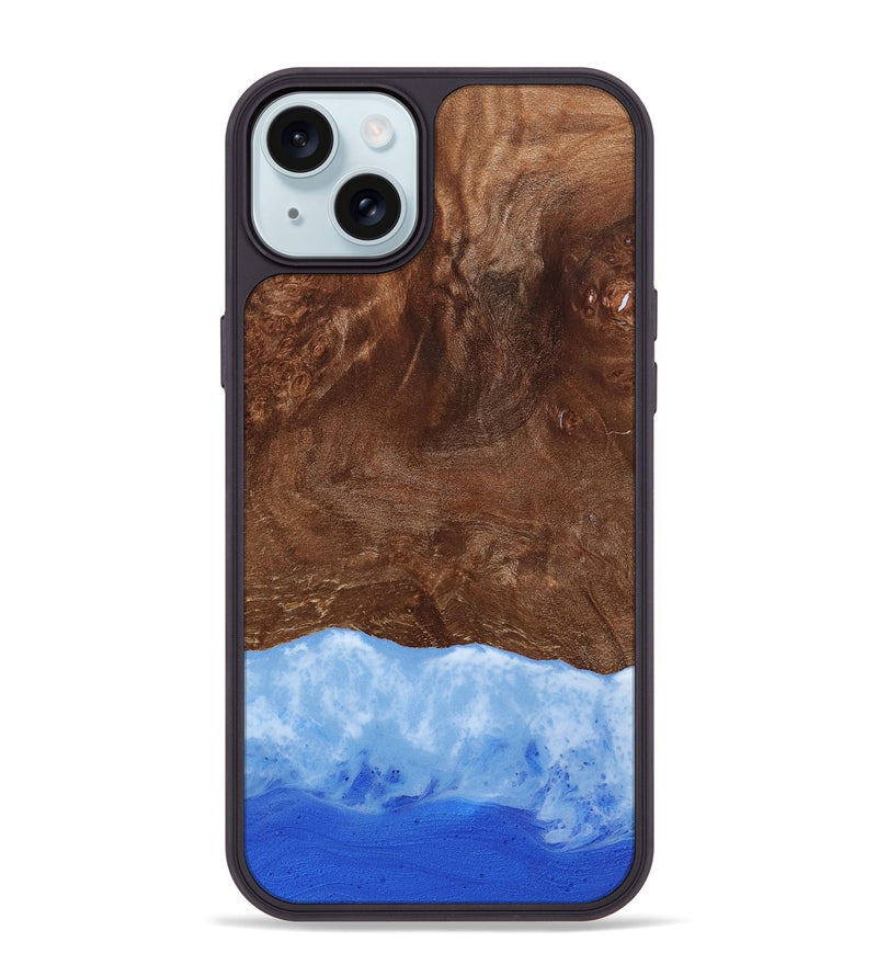 iPhone 15 Plus Wood Phone Case - Makenna (Coastal, 803728)