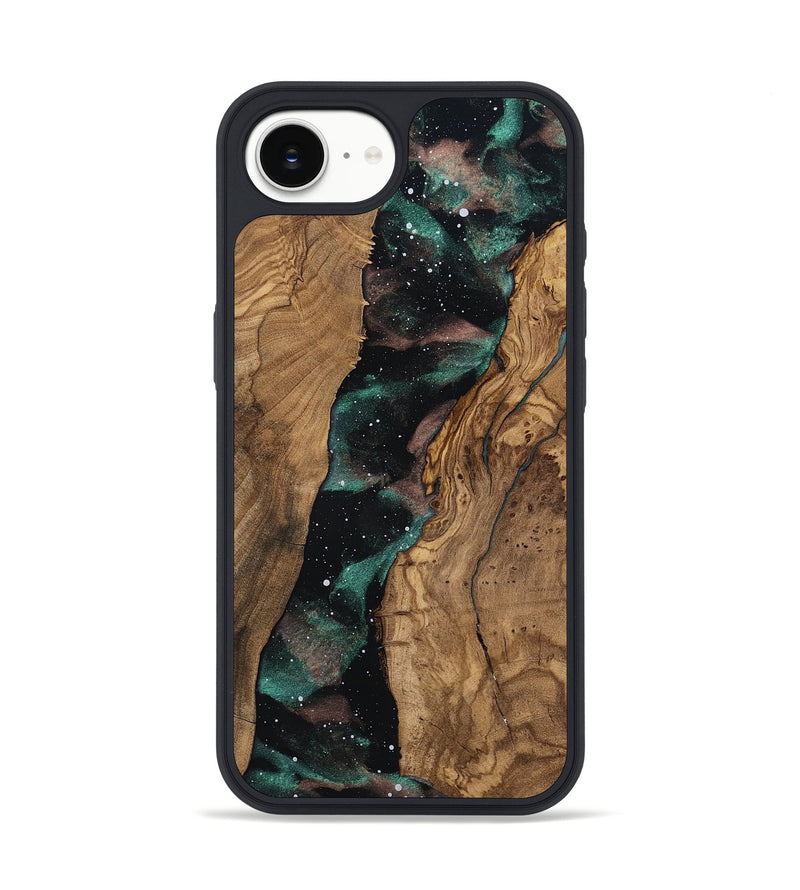 iPhone 16e Wood Phone Case - Taurean (Ancient Olive, 803729)