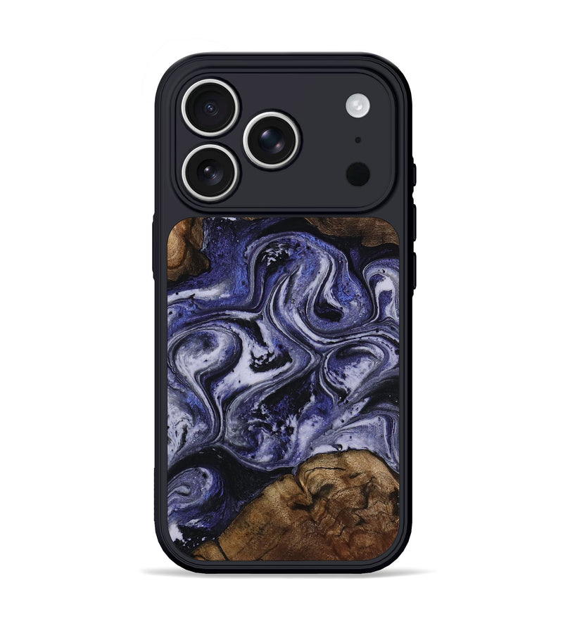 iPhone 17 Pro Wood Phone Case - Damon (Purple, 803765)