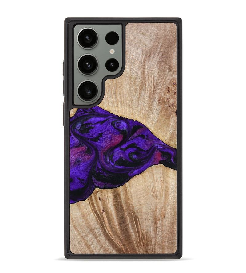 Galaxy S23 Ultra Wood Phone Case - Leora (Purple, 803770)