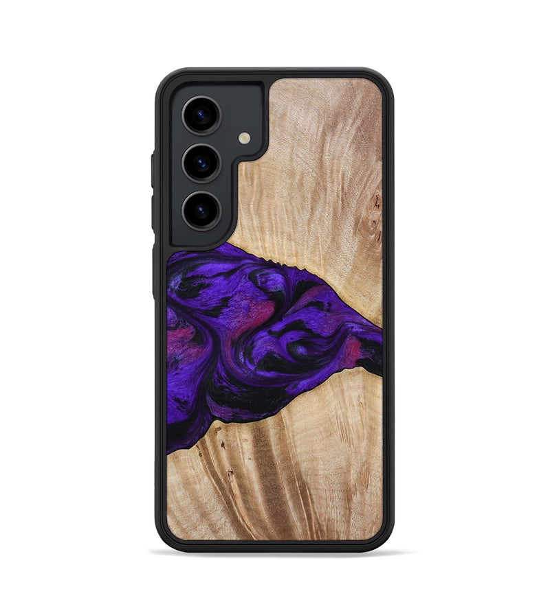 Galaxy S24 Wood Phone Case - Leora (Purple, 803770)