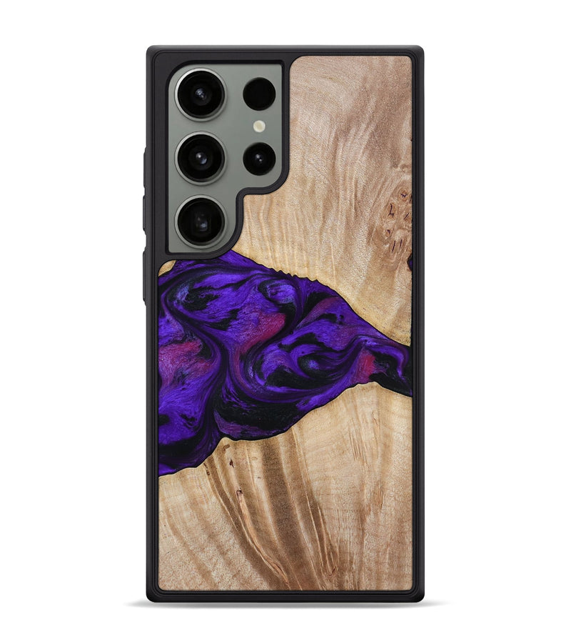 Galaxy S24 Ultra Wood Phone Case - Leora (Purple, 803770)