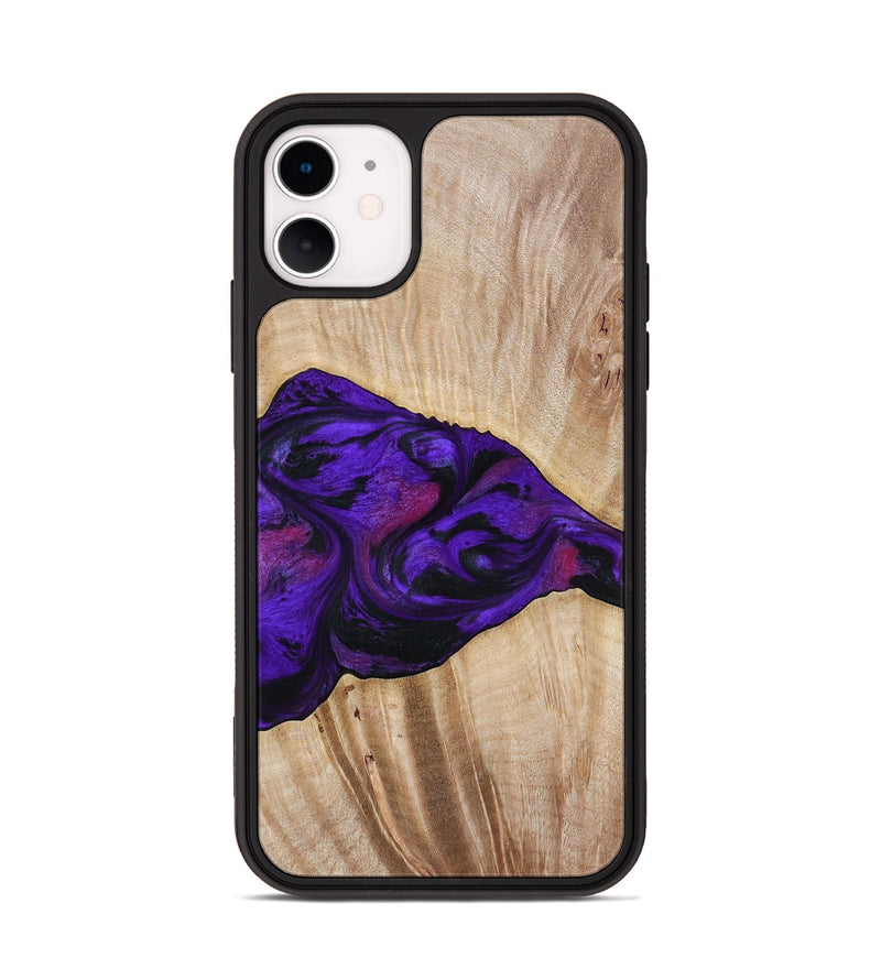 iPhone 11 Wood Phone Case - Leora (Purple, 803770)