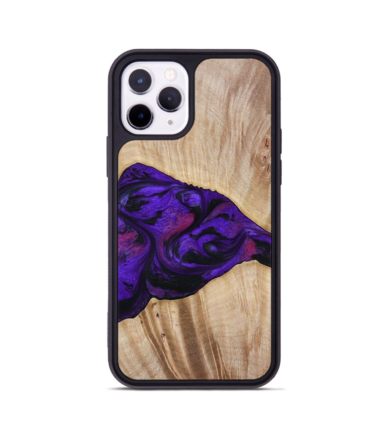 iPhone 11 Pro Wood Phone Case - Leora (Purple, 803770)