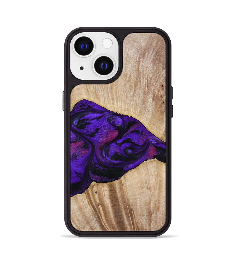 iPhone 13 Wood Phone Case - Leora (Purple, 803770)