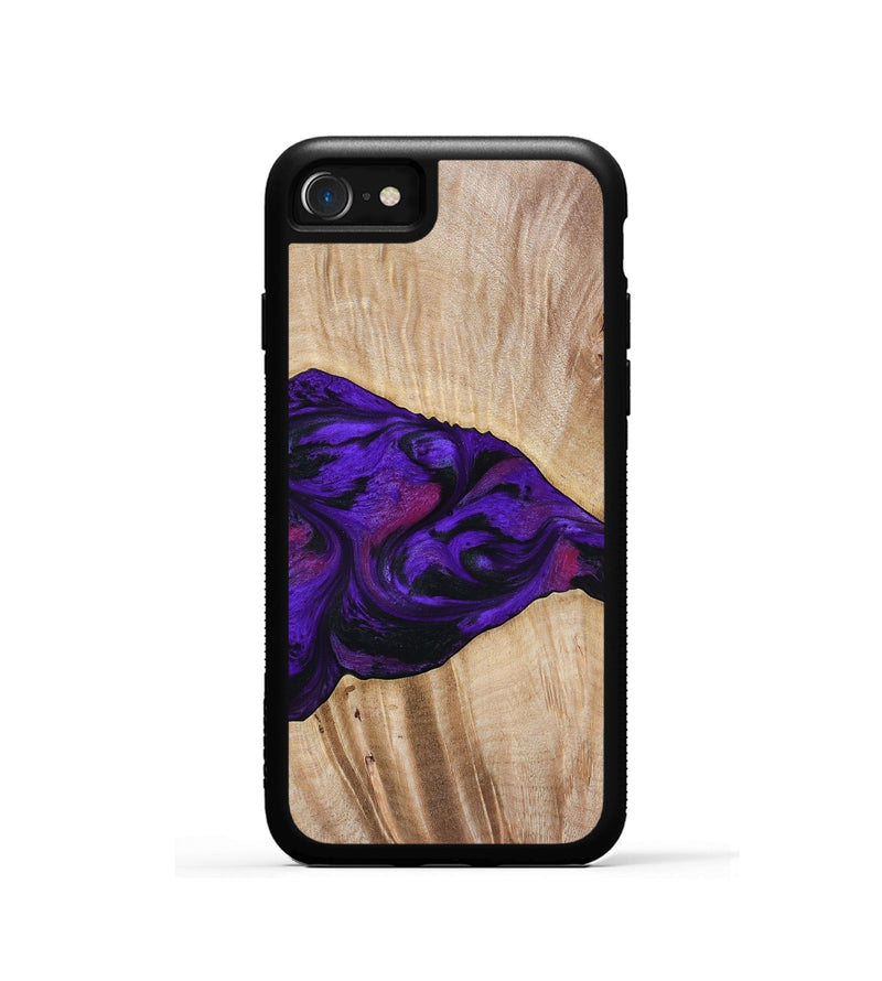 iPhone SE Wood Phone Case - Leora (Purple, 803770)