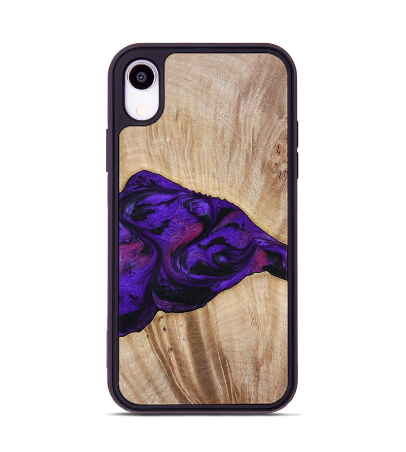 iPhone Xr Wood Phone Case - Leora (Purple, 803770)