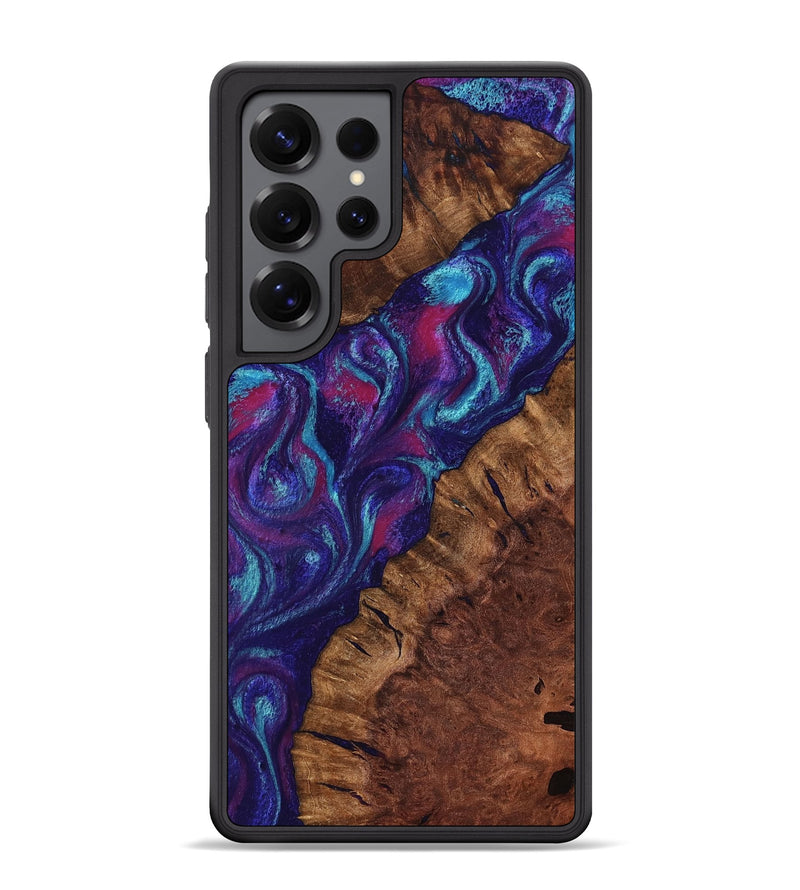 Galaxy S25 Ultra Wood Phone Case - Kaiya (Purple, 803772)