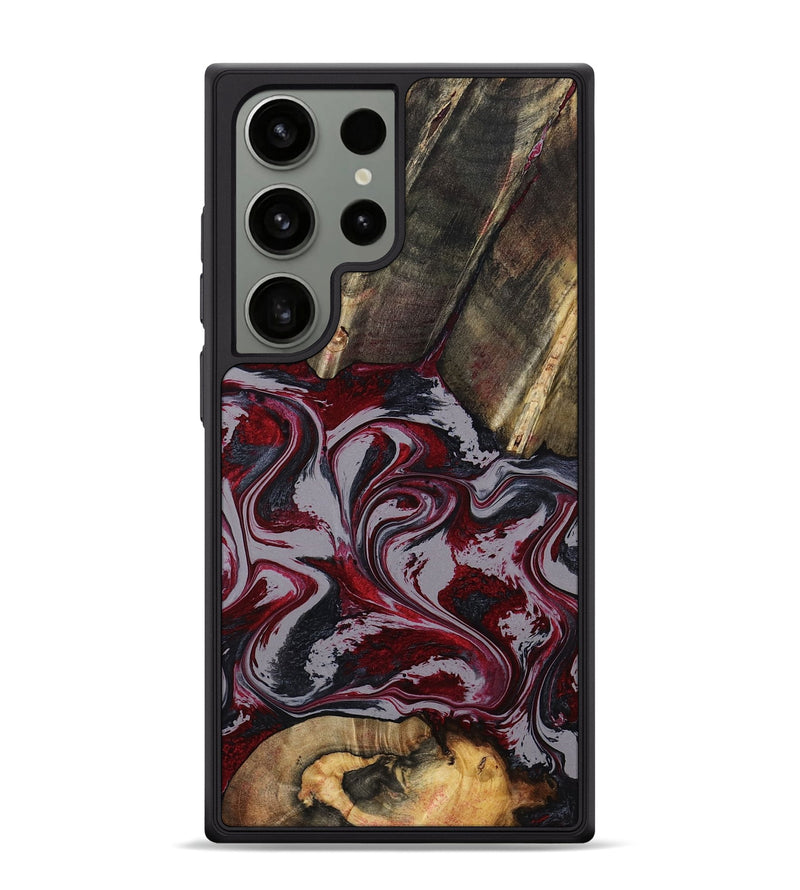 Galaxy S24 Ultra Wood Phone Case - Shanda (Red, 803775)