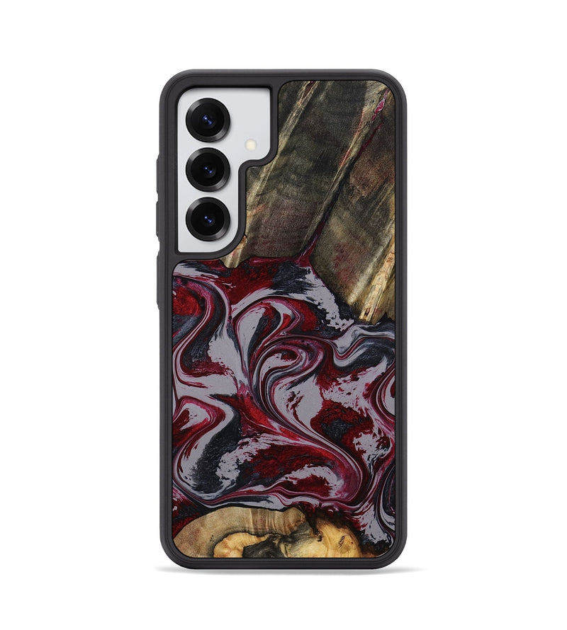 Galaxy S25 Wood Phone Case - Shanda (Red, 803775)