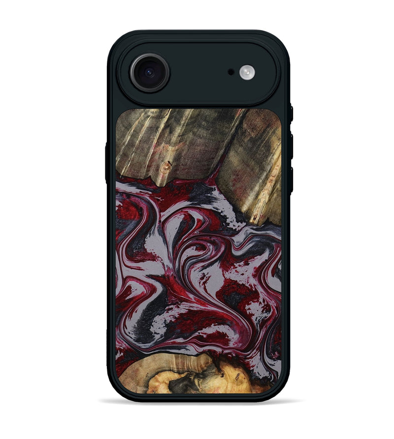 iPhone 17 Air Wood Phone Case - Shanda (Red, 803775)