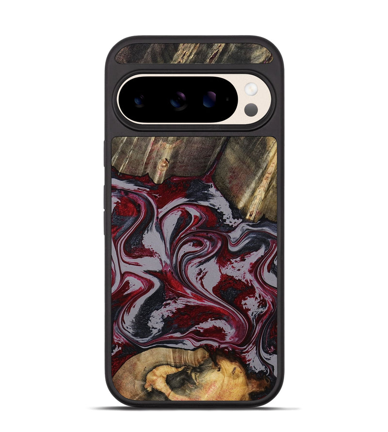 Pixel 10 Pro Wood Phone Case - Shanda (Red, 803775)