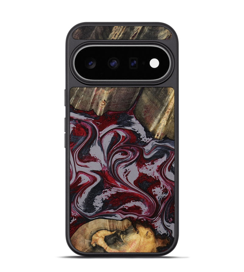 Pixel 11 Pro Wood Phone Case - Shanda (Red, 803775)