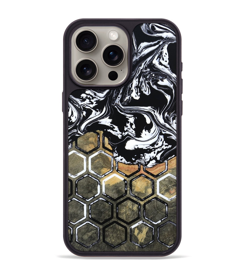 iPhone 15 Pro Max Wood Phone Case - Joy (Pattern, 803803)