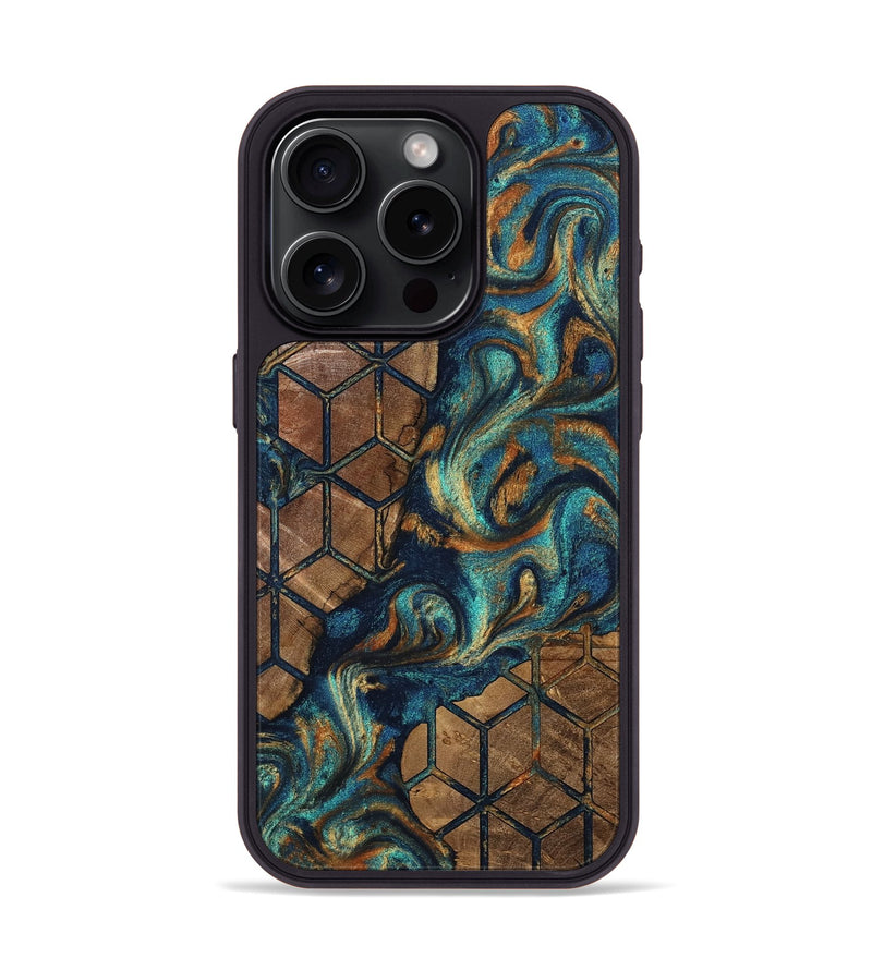 iPhone 15 Pro Wood Phone Case - Ima (Pattern, 803804)