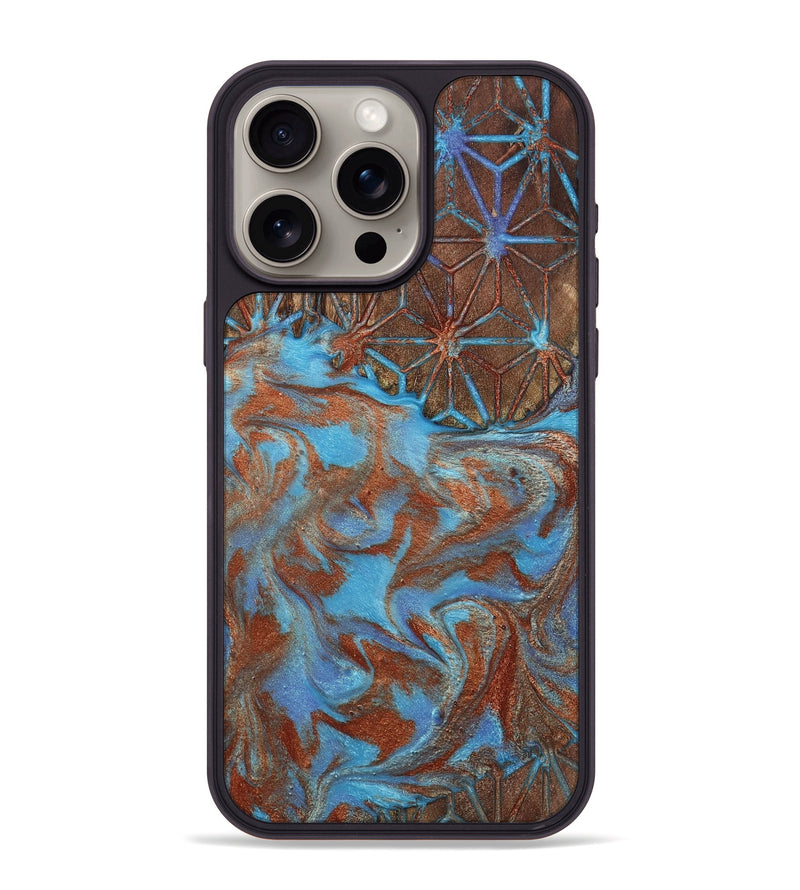 iPhone 15 Pro Max Wood Phone Case - Latrice (Pattern, 803807)