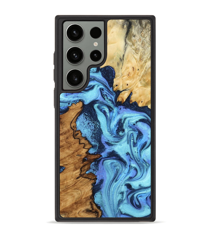 Galaxy S23 Ultra Wood Phone Case - June (Blue, 803819)