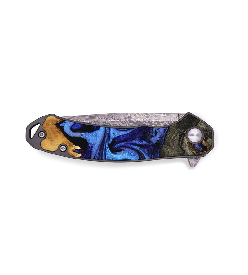 EDC Wood Pocket Knife - Mekhi (Blue, 803824)