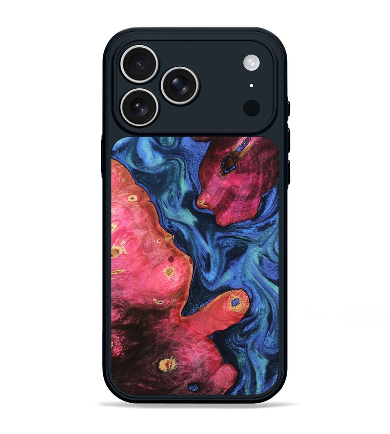 iPhone 17 Pro Max Wood Phone Case - Raekwon (Blue, 803825)