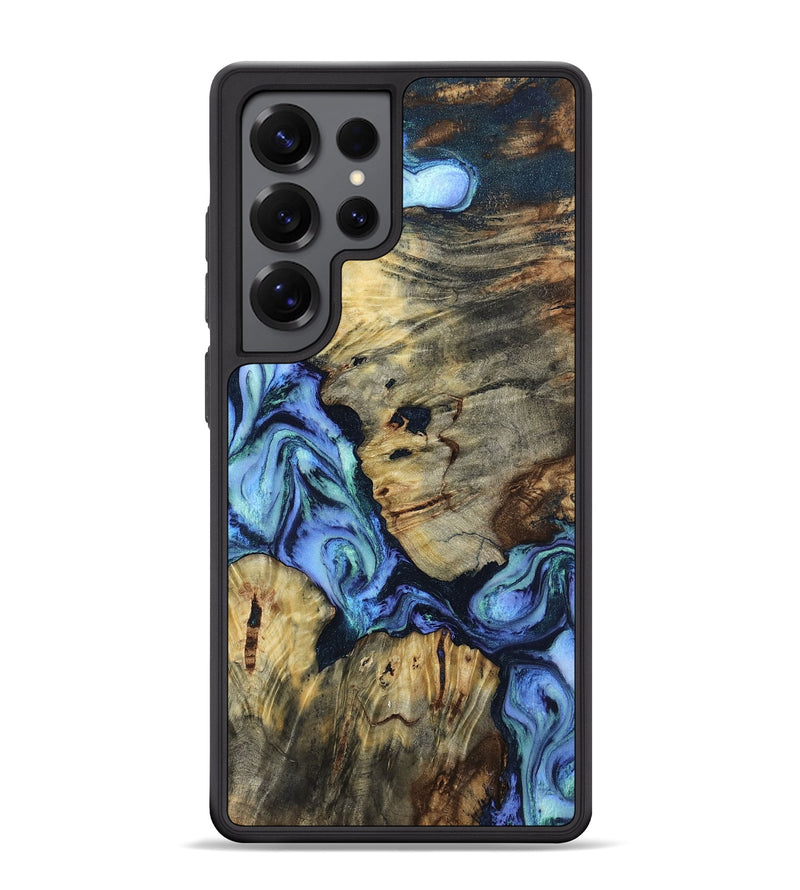 Galaxy S25 Ultra Wood Phone Case - Taina (Blue, 803830)